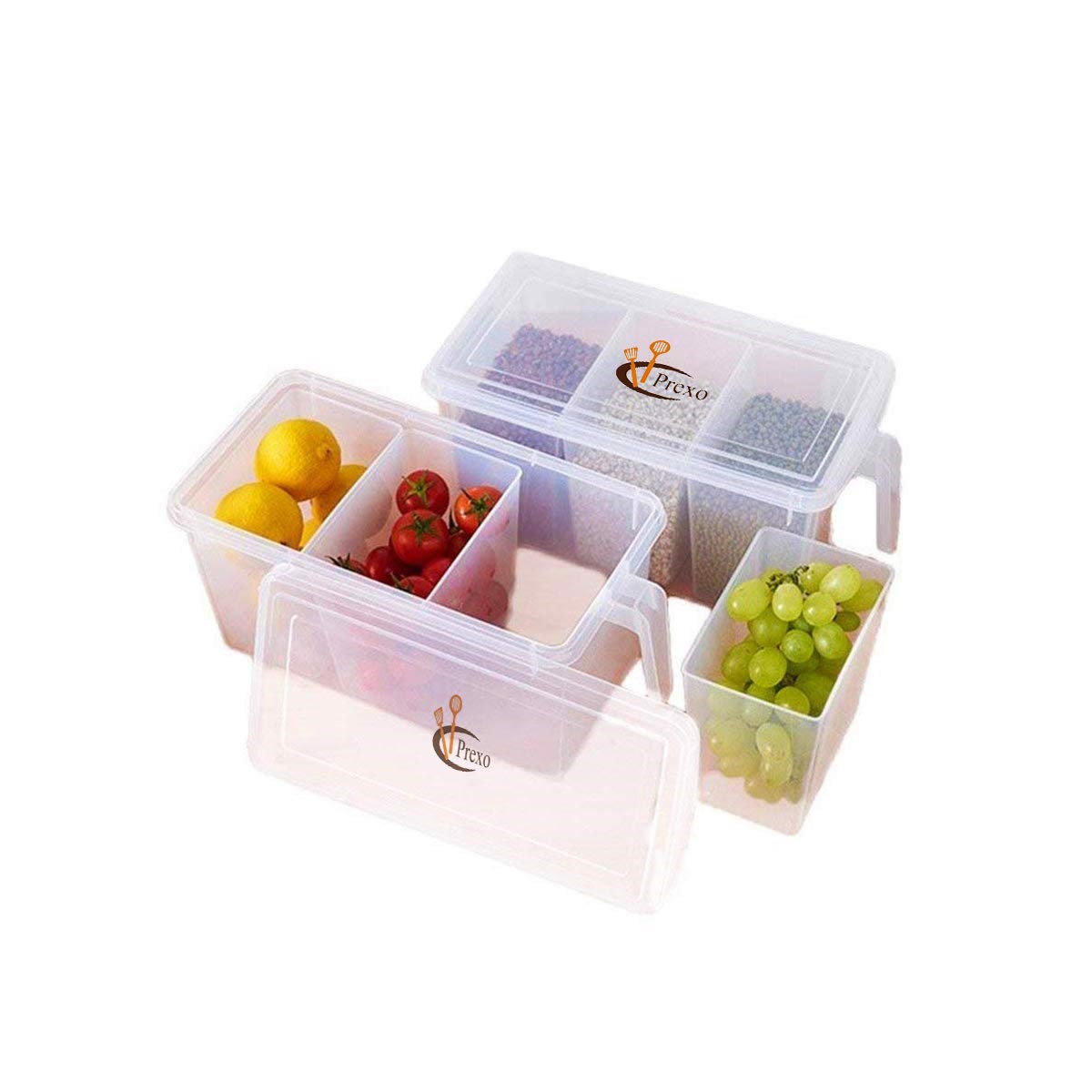 Prexo Fridge Storage Pack of 1 Refrigerator Storage Organizer Boxes