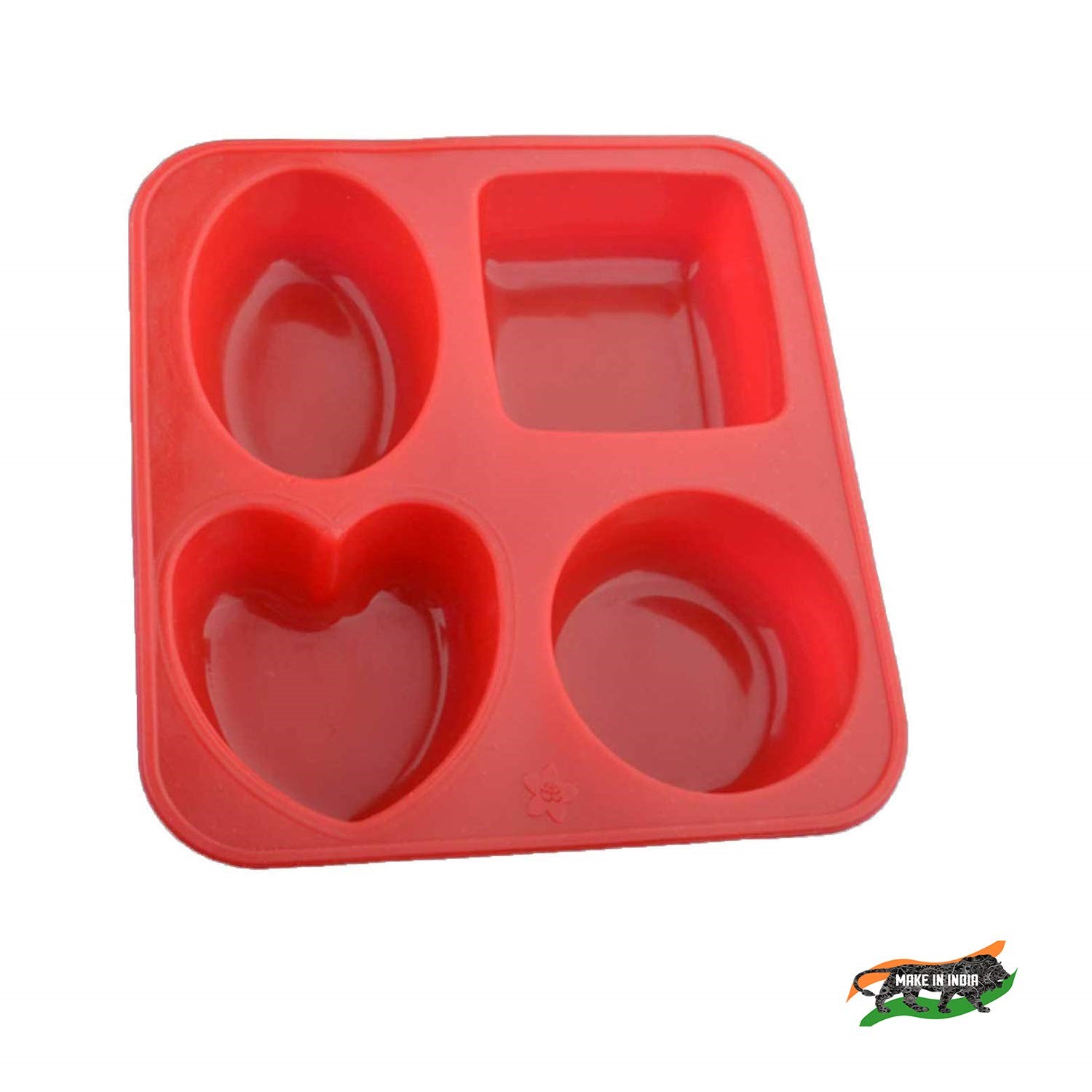 ZooY Silicone Circle, Square, and Oval shape Chocolate Soap Mould