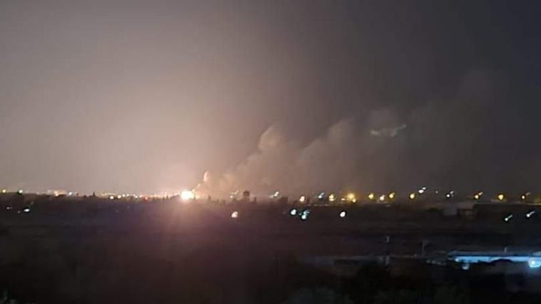Air Strike |  Israel launches air strike on Damascus, Syria, killing 5 soldiers.  Navabharat