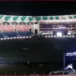 'Blur on the claims of UP government', SP said when the lights of Ekana stadium went off during the live match