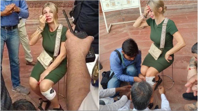 Dreaded monkeys in the Taj Mahal: Attacking a Spanish woman and biting her in the leg, the fourth incident in 10 days