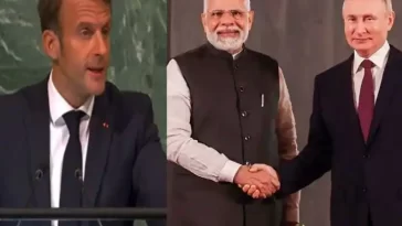 French President praised PM Modi's advice to Putin at UNGA