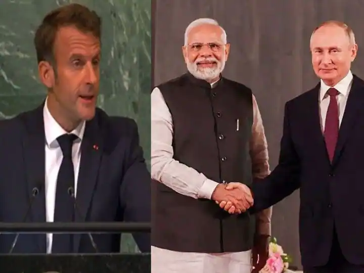 French President praised PM Modi's advice to Putin at UNGA