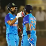 India set a target of 209 for Australia, Hardik's stormy half-century after Rahul's fifty
