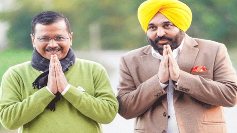 Mann Deplaned Case |  Arvind Kejriwal defends Bhagwant Mann, says- his work as Punjab Chief Minister is spotless.  Navabharat