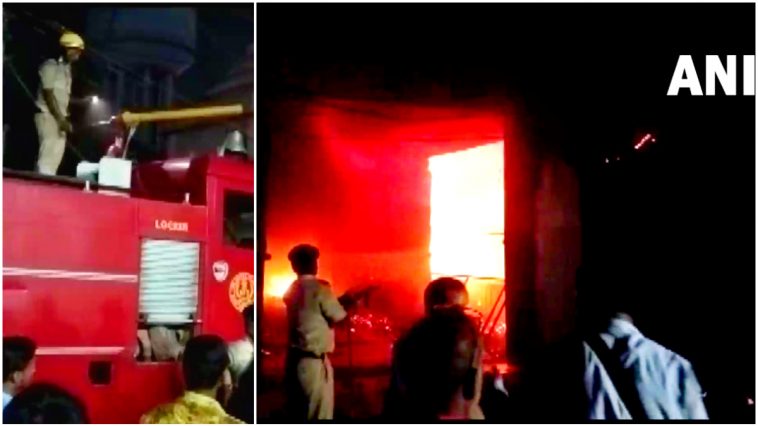 Muzaffarpur Hotel Fire |  Fire breaks out in hotel located in Bihar's Muzaffarpur, building burnt to ashes  Navabharat