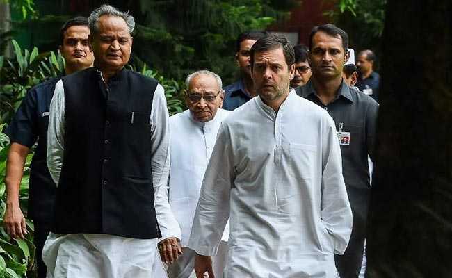 अशोक गहलोत की पहल पर राजस्थान कांग्रेस ने पारित किया राहुल गांधी को पार्टी अध्यक्ष बनाने का प्रस्ताव