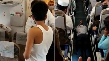 पाकिस्तानी फ्लाइट में पैसेंजर का हंगामा, कपड़े खोले, खिड़कियों पर मारे मुक्के, लोगों हुए परेशान