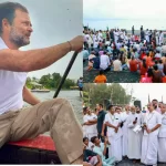 Rahul Gandhi attended snake boat race exhibition in Kerala during India Jodo Yatra, drove boat