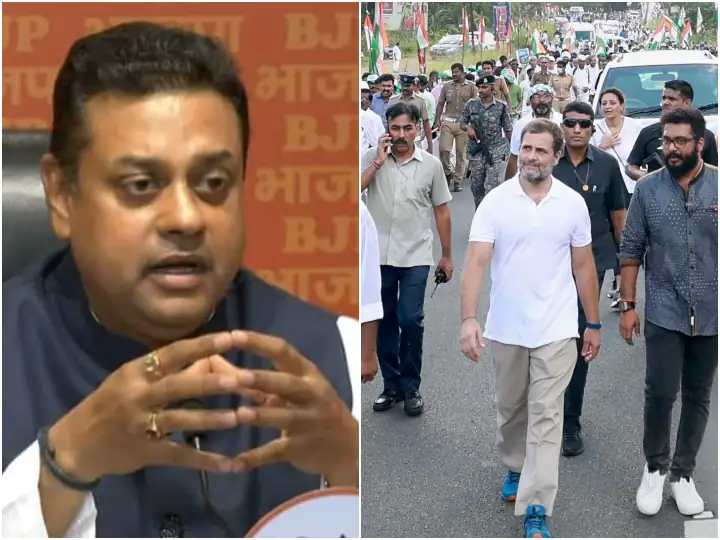 Sambit Patra taunted by tweeting the photo of India Jodo Yatra, Congress leaders retaliated like this