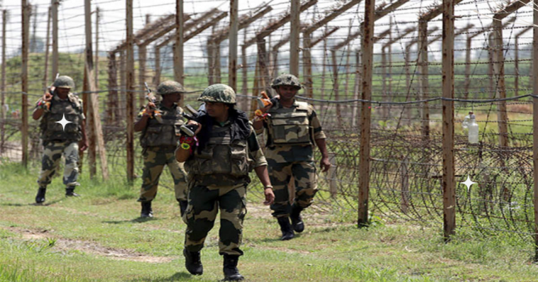 Seemevar Ekach Khadyat Sapdali 8 Granddaughter, Ughdtach BSF Jawan Hadarle