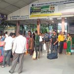 Trains Late |  Trains running late by 6 to 12 hours, passengers forced to spend the night at the station.  Navabharat