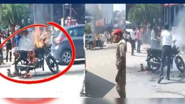 Vahatook Polisani Acknowledgment Fadli, Tarun Santapala;  Bharastyat Policeansmorch Bike Petwali