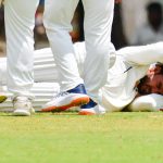 Venkatesh Iyer Injured |  Venkatesh Iyer became the victim of the accident, the ball hit the neck, ambulance had to be called on the field.  Navabharat