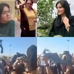 War against hijab in Iran, women burnt hijab and cut hair, government's swollen hands and feet